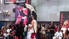 Slam it down his Throat Dunk! B B U Dunk Competition